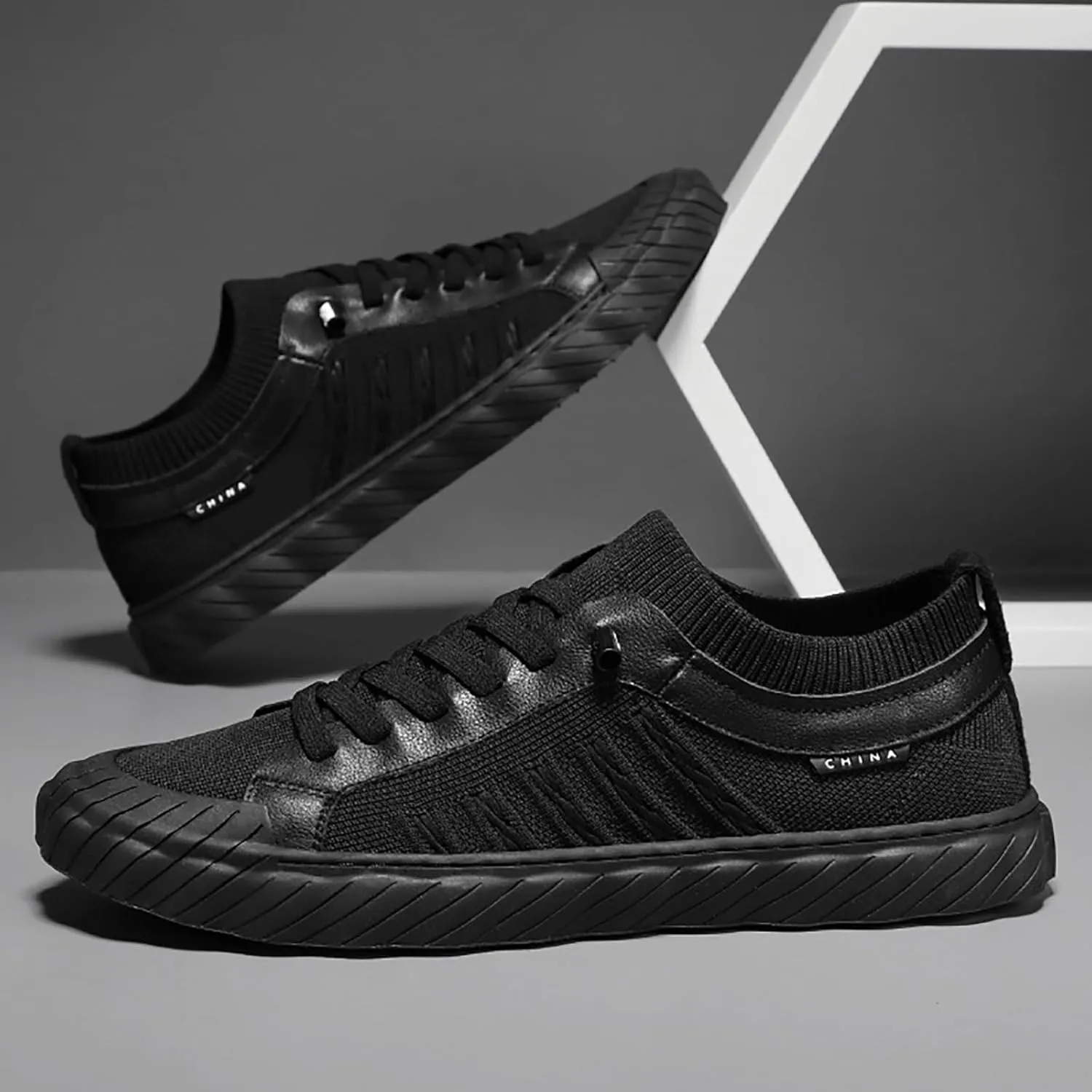Tennis Shoes Men White Tennis Shoes Men Non Slip Running Lightweight Workout New Sneakers for Men's Comfortable Walking Comfortable for Black Barefoot