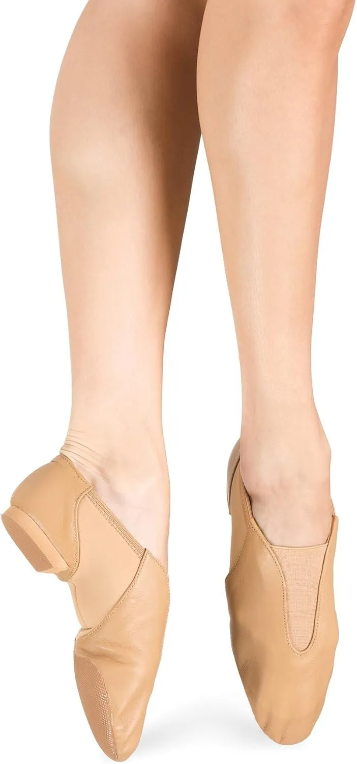 Theatricals Adult Ultimate Competition Leather Jazz Shoes with Neoprene