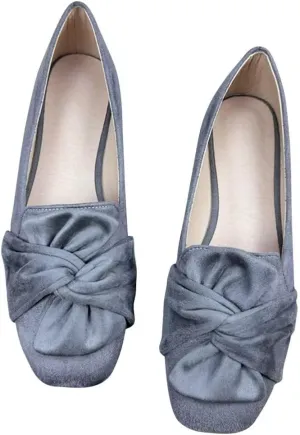 TN TANGNEST Womens Dress Flats Fashion Soft Pointed Toe Bowknot Slip On Flat Shoes