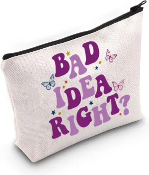 TOBGBE Singer World Tour Gift Album Music Lyric Cosmetic Bag Singer Music Idea With Zipper Travel Bag Music Lover Gift (DAT Bag)