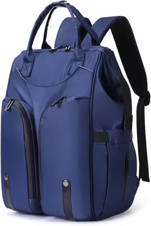 Travel backpack Waterproof Women Backpacks Multifunction Bags Girls backpack Travel Diaper Bags Care Backpack(Blue)