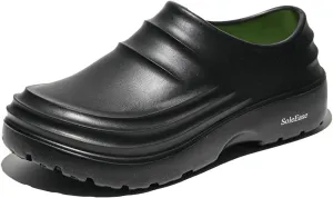 Unisex Black Chef Shoes Mens Womens Lightweight Non-Slip Work Shoes for Kitchens