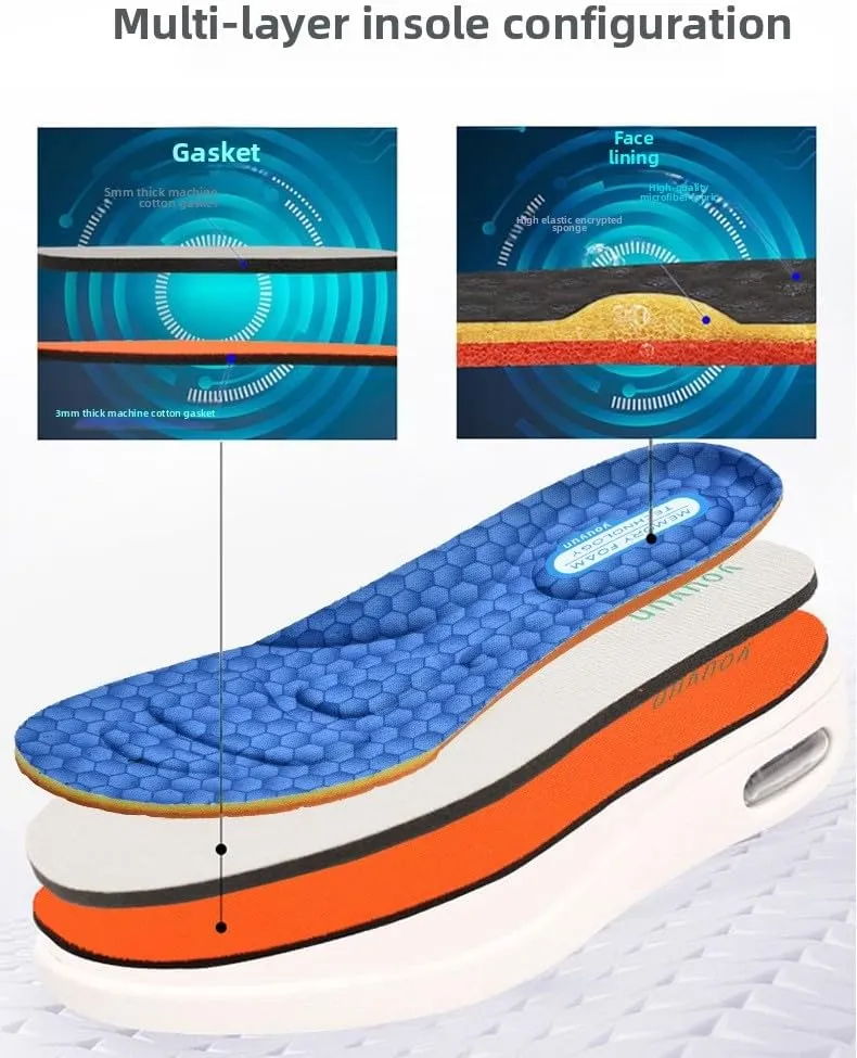 Unisex Comfort Walking Shoes for Seniors - Breathable Mesh Slip-Resistant with Adjustable Hook & Loop, Lightweight Cushioned Sole for Men Women