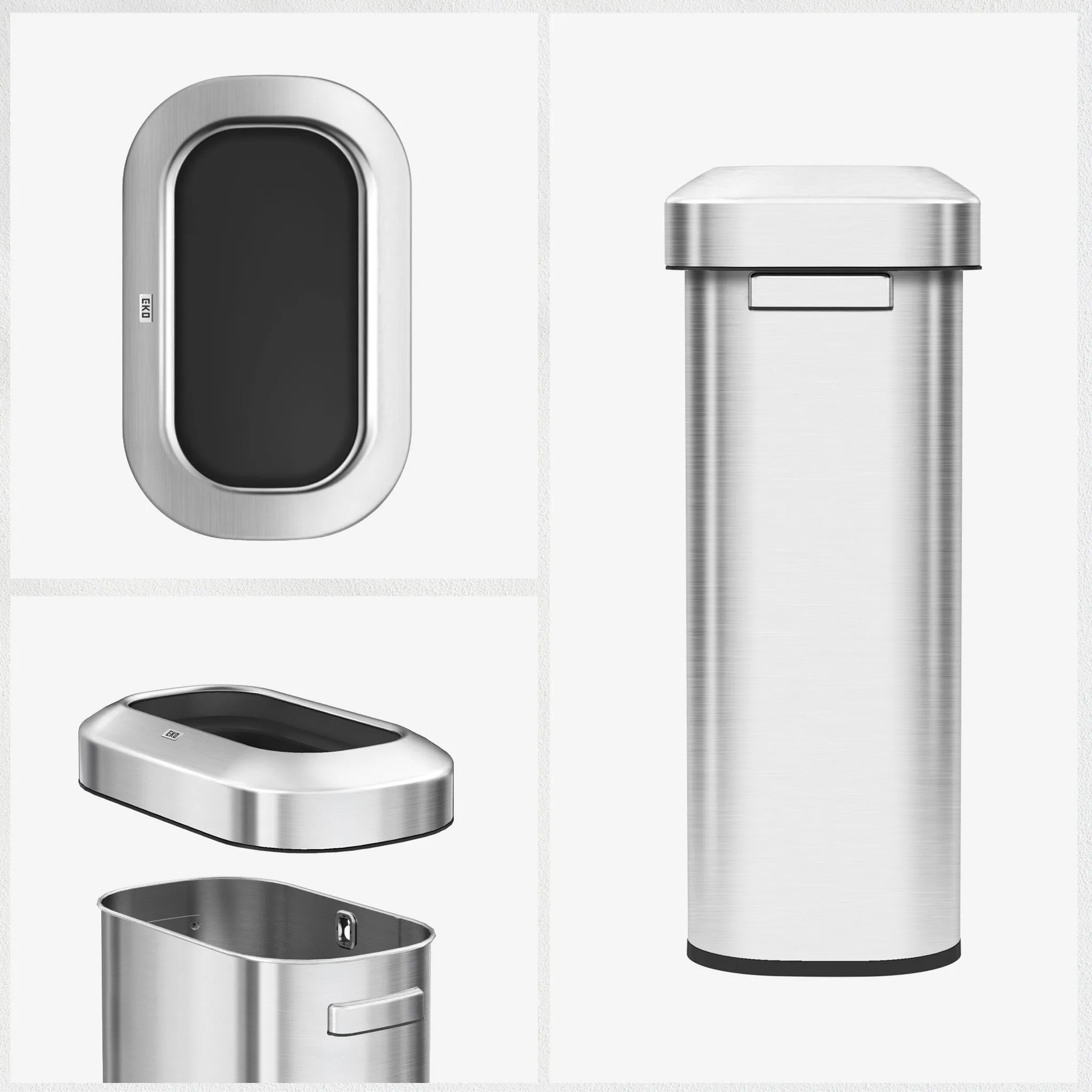 Urban Slim Open Top Can Commercial Grade - 90L / 23.7 Gal