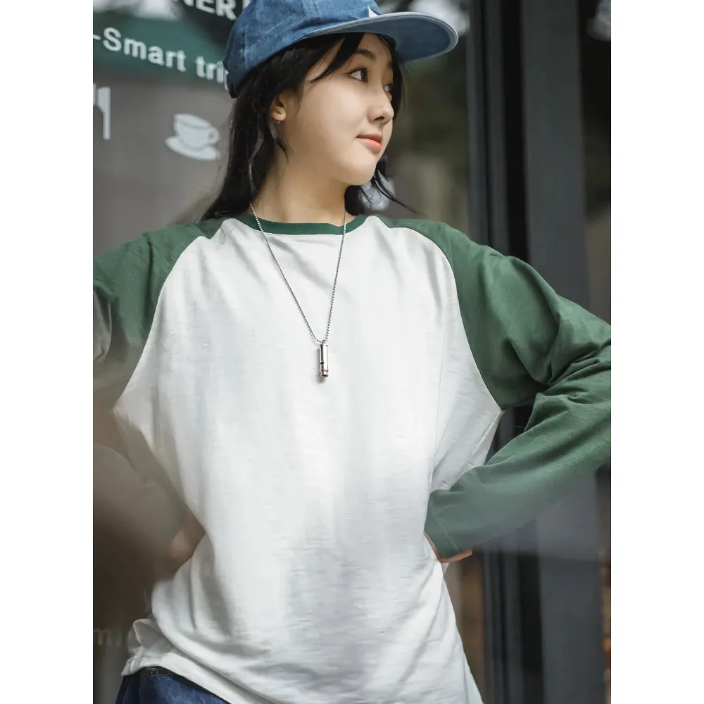 Vintage Long Sleeve Oversized Baseball T-Shirt