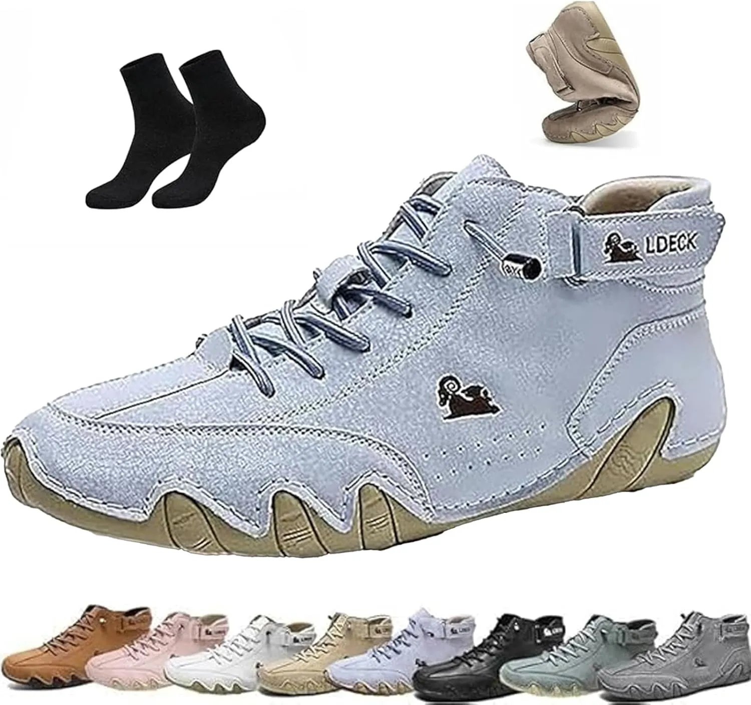 Vogany Shoes Orthopedic Sneakers Women, Vogldeck - Waterproof and Breathable Unisex Outdoor Arch Support Hiking and Walking Shoes