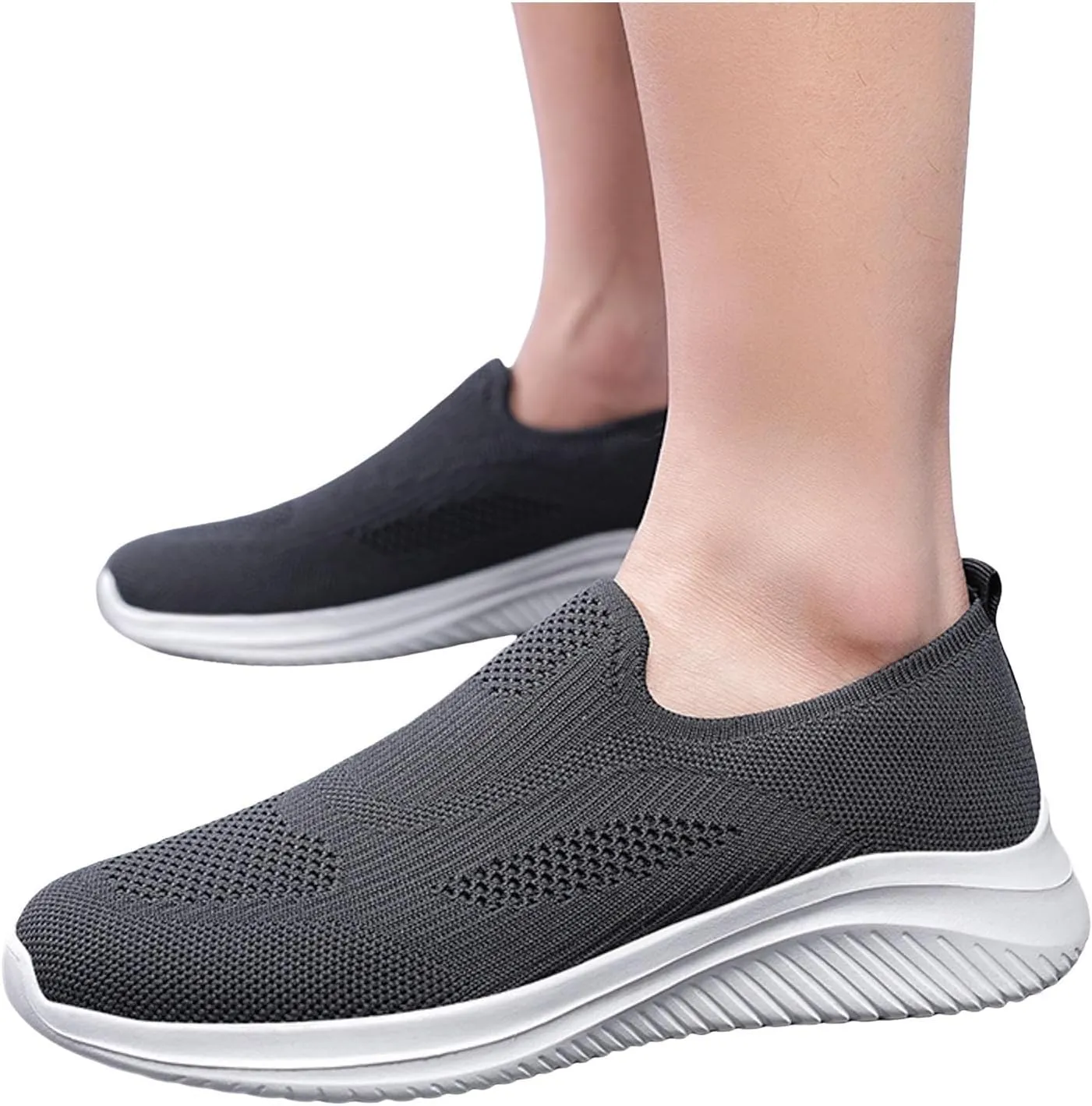Walking Shoes for Men Gym Shoes Athletic Shoes Summer Mesh Running Shoes Slip On Sneakers Lightweight Breathable Tennis Shoes