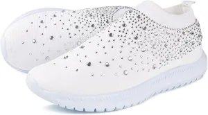 Walking Shoes Women Arch Support Slip On Sneakers Running Shoes Lightweight Gym Workout Tennis Shoes Fashion Sneakers