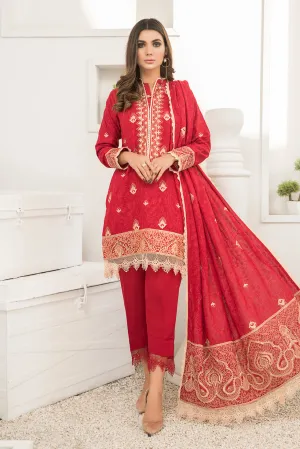 Winter Karandi 3 Pcs Embroidered Collection By Zimal 01
