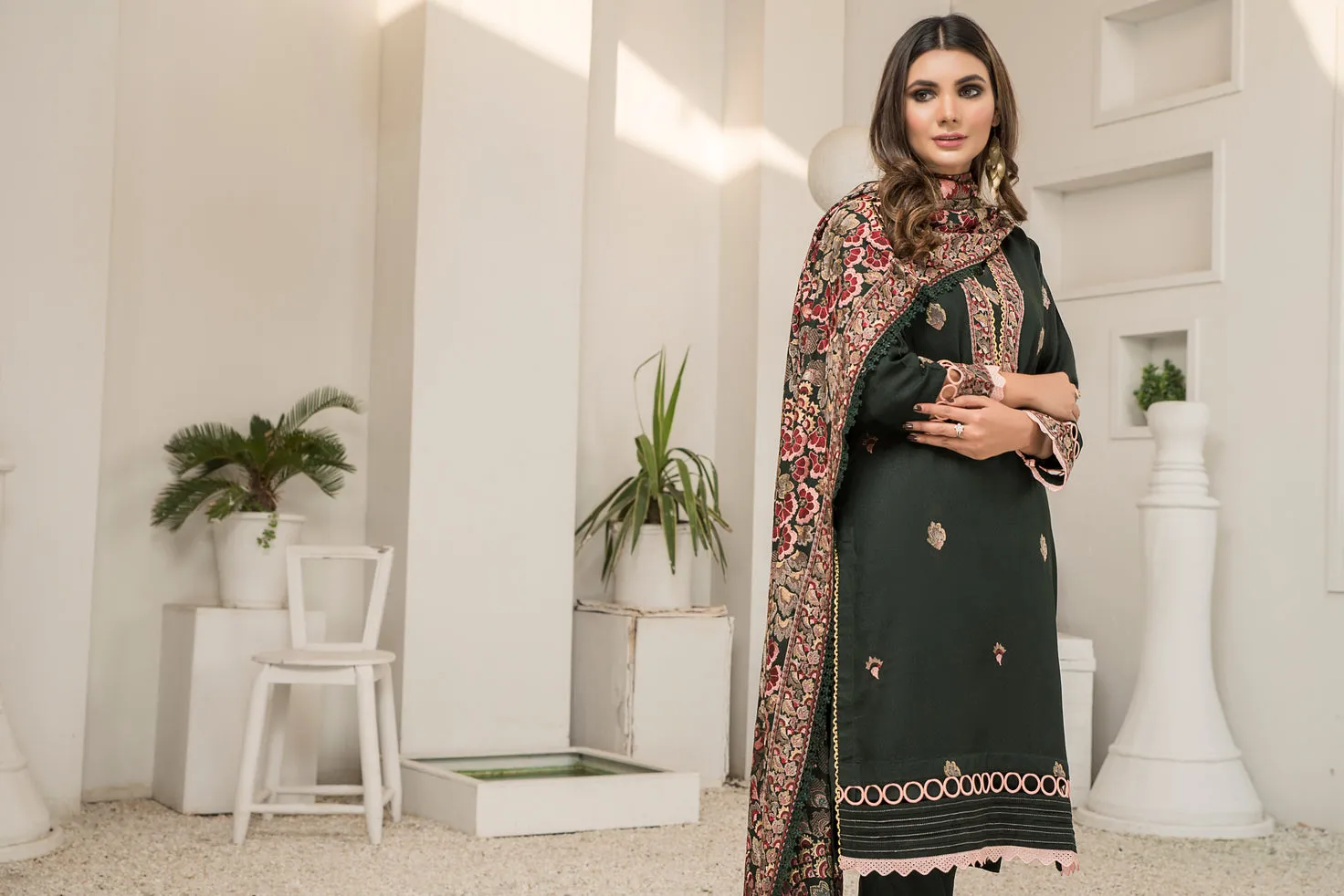 Winter Karandi 3 Pcs Embroidered Collection By Zimal 03