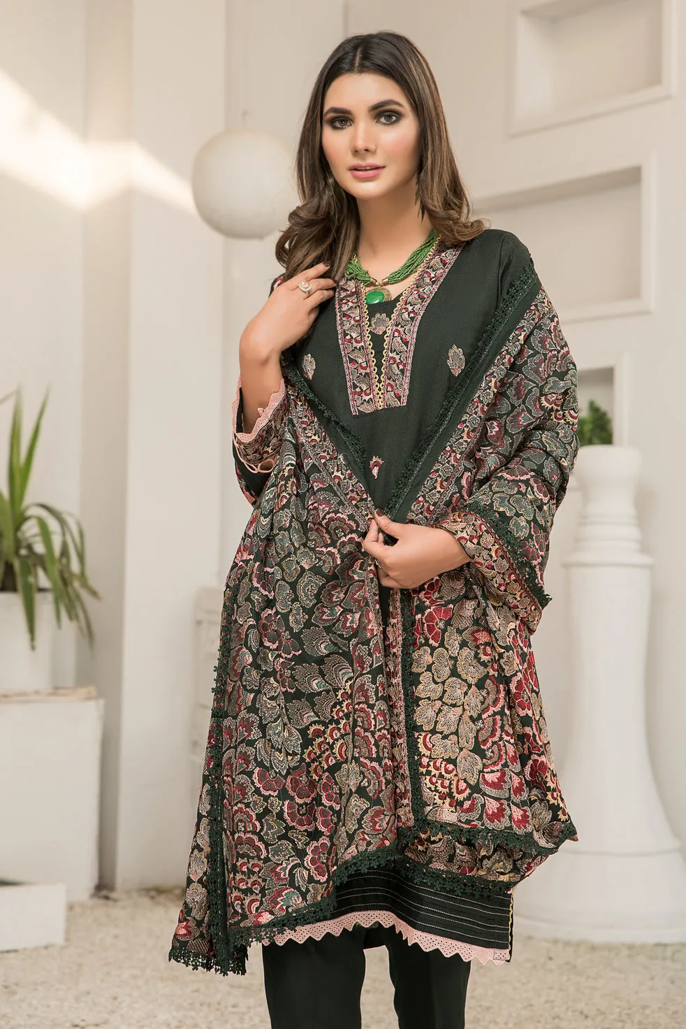 Winter Karandi 3 Pcs Embroidered Collection By Zimal 03