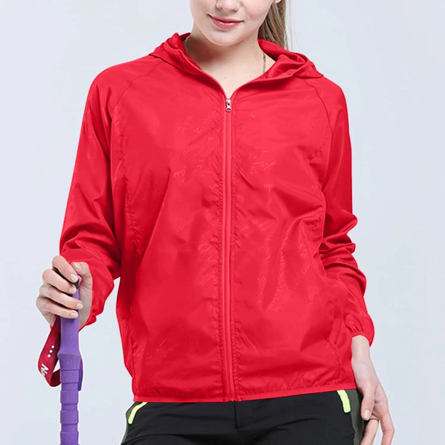 Women Men Windproof Jacket Outdoor Bicycle Sports Quick Dry Windbreaker Coat Waterproof Sunshade Sun Proof Coats