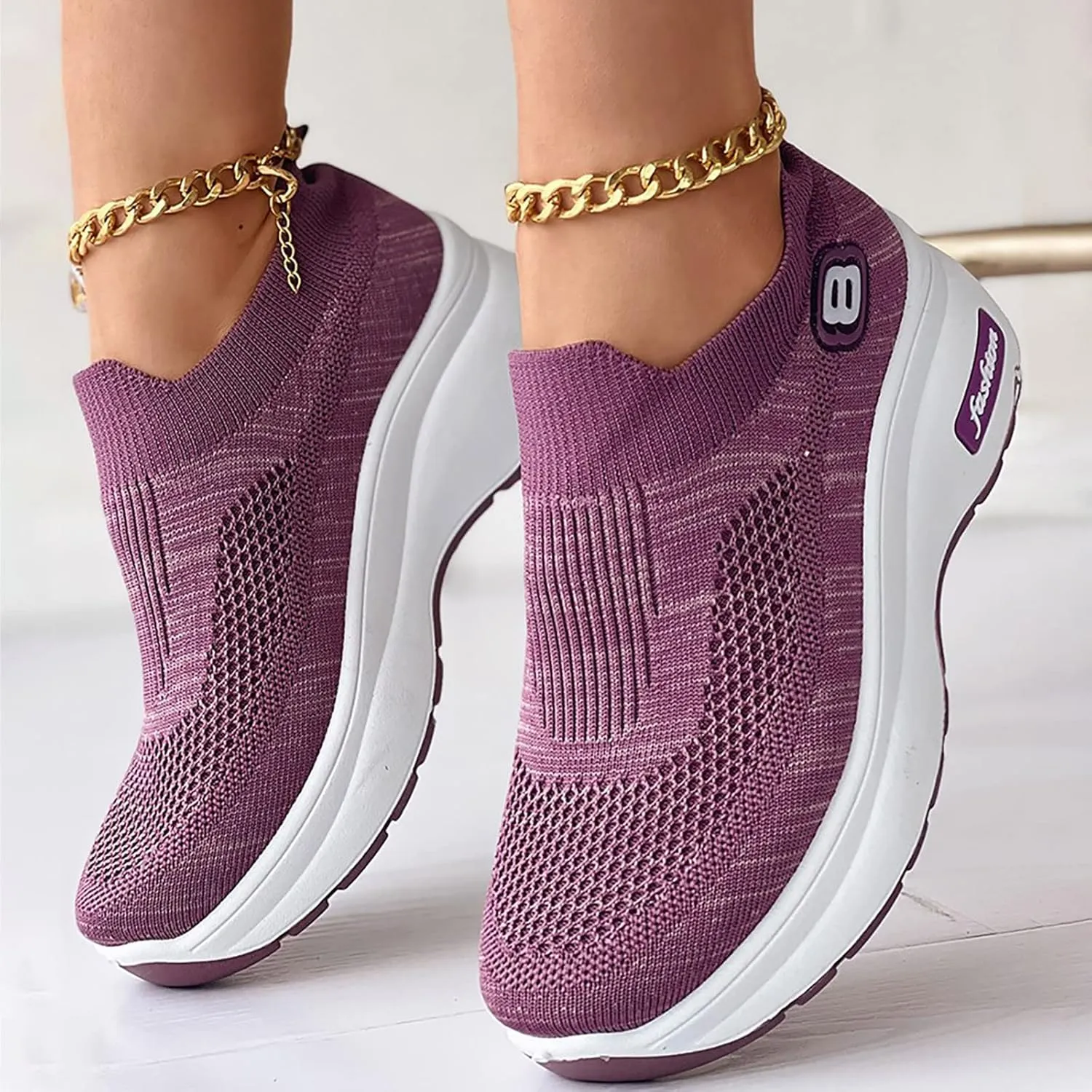 Women Sneakers Black and White Women's Slip On Shoes Size 11 Wide Women's Tennis Shoes Size 7 Wide Black Tennis Shoes Women Slip Ons Zapatillas De Tacon para Mujer