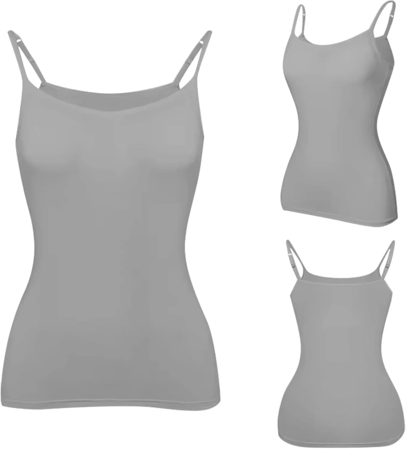 Womens Shelf Bra Tank Tops 2025 Basic Workout Camis Padded Yoga Shirt Cotton Undershirt