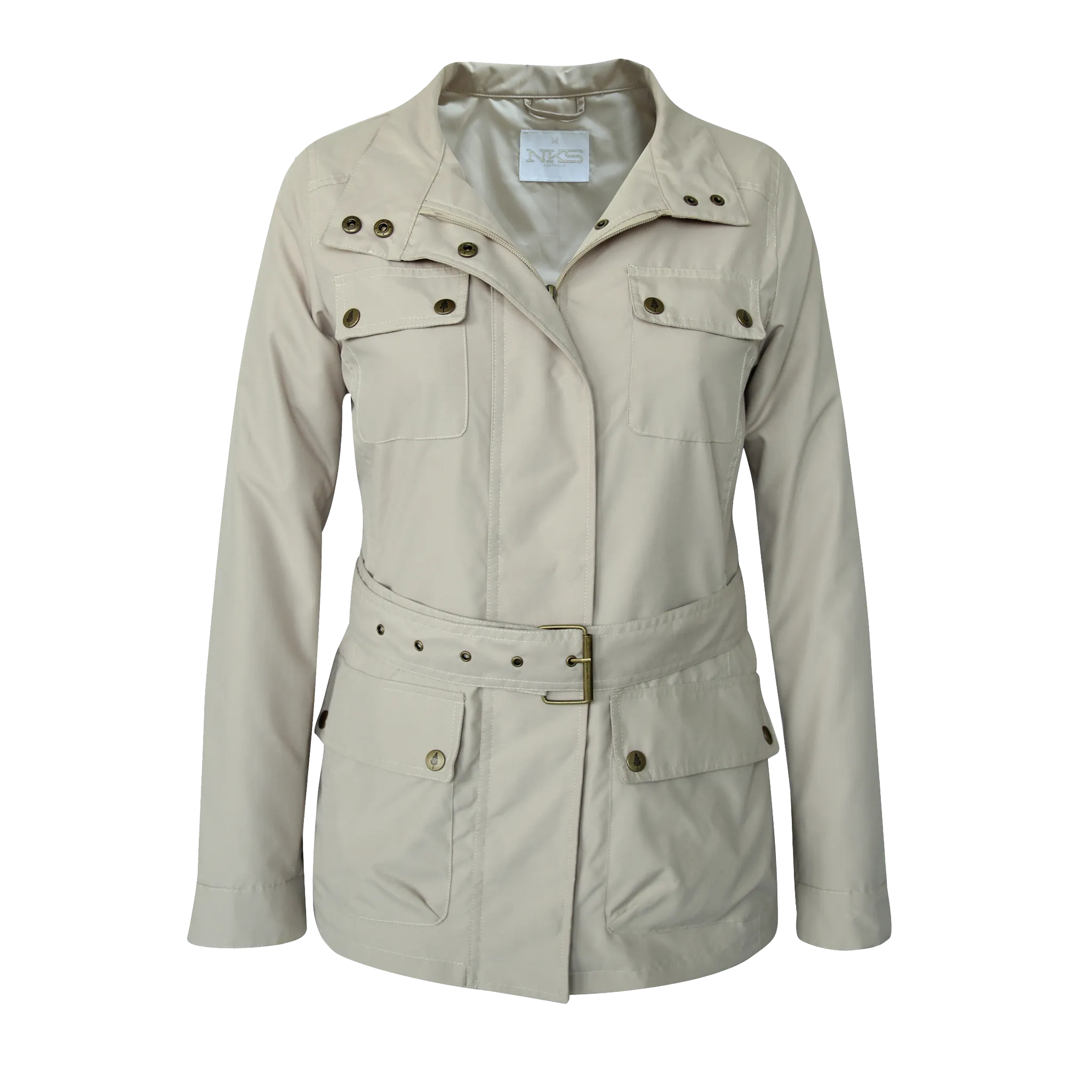 Women's Snap Button Pockets Utility Jacket