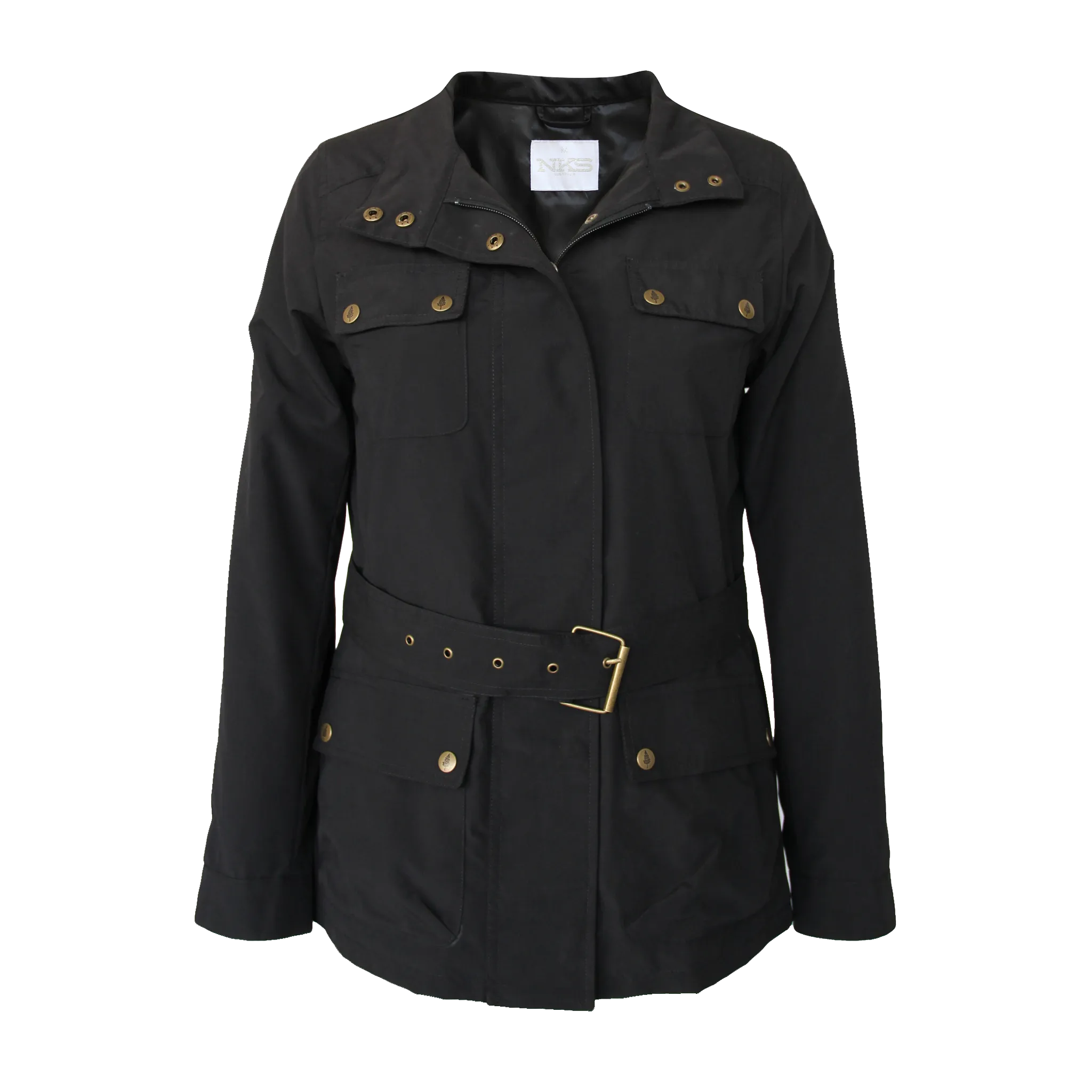 Women's Snap Button Pockets Utility Jacket
