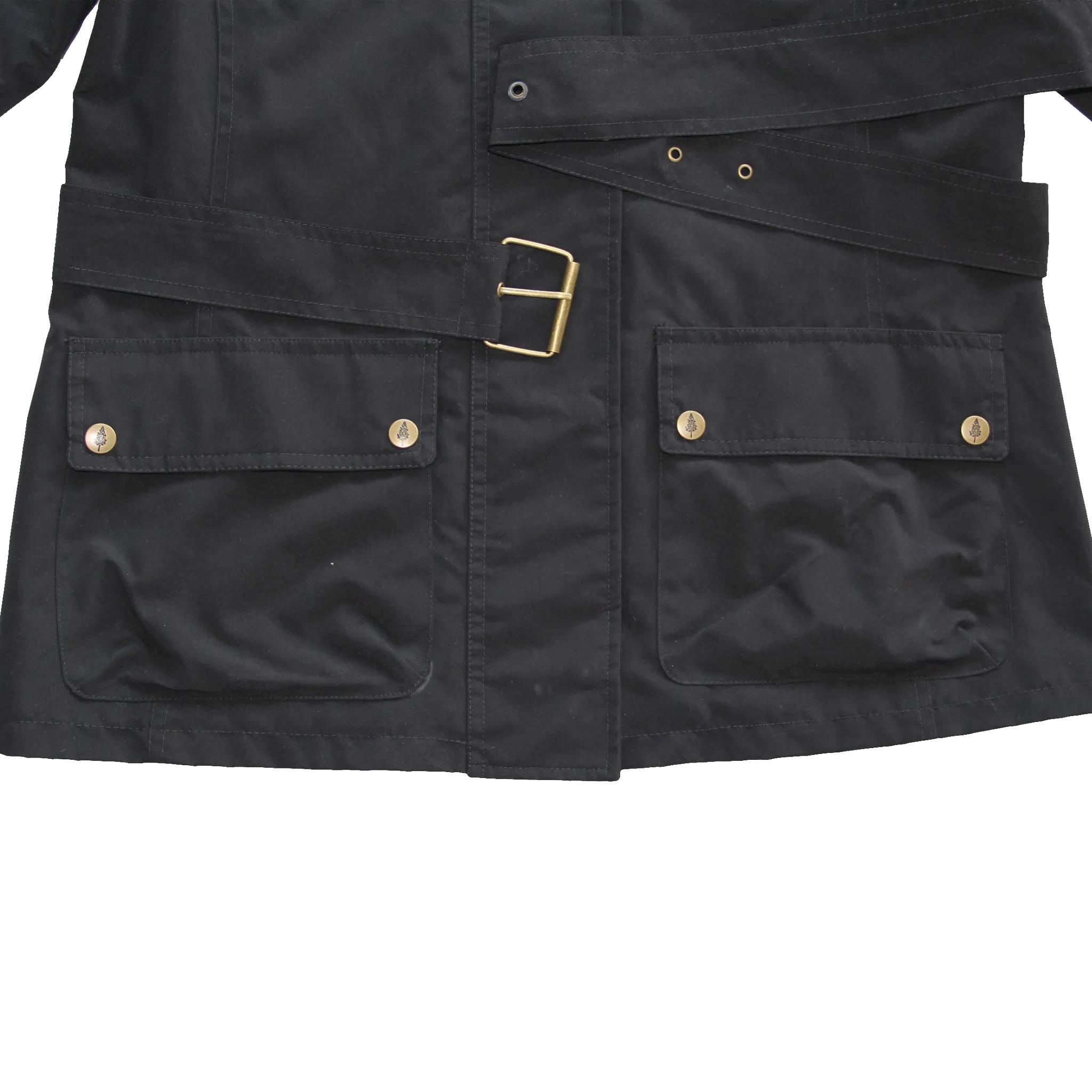 Women's Snap Button Pockets Utility Jacket