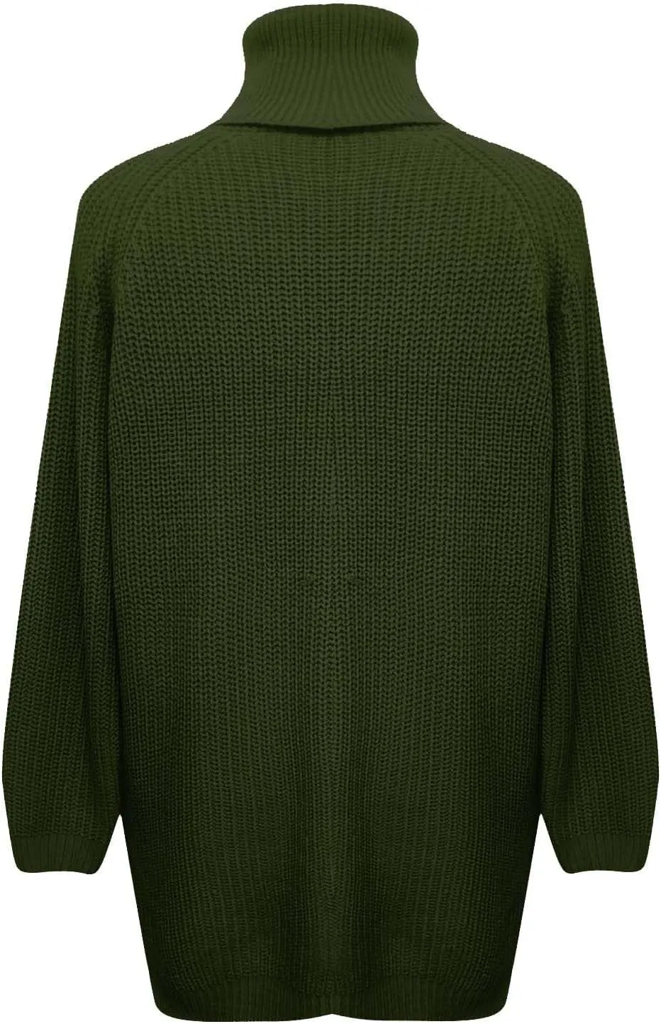Women's Turtleneck Pullover Sweaters 2024 Slouchy Ribbed Knit Chunky Sweater Fall Winter Soft Classic Tops