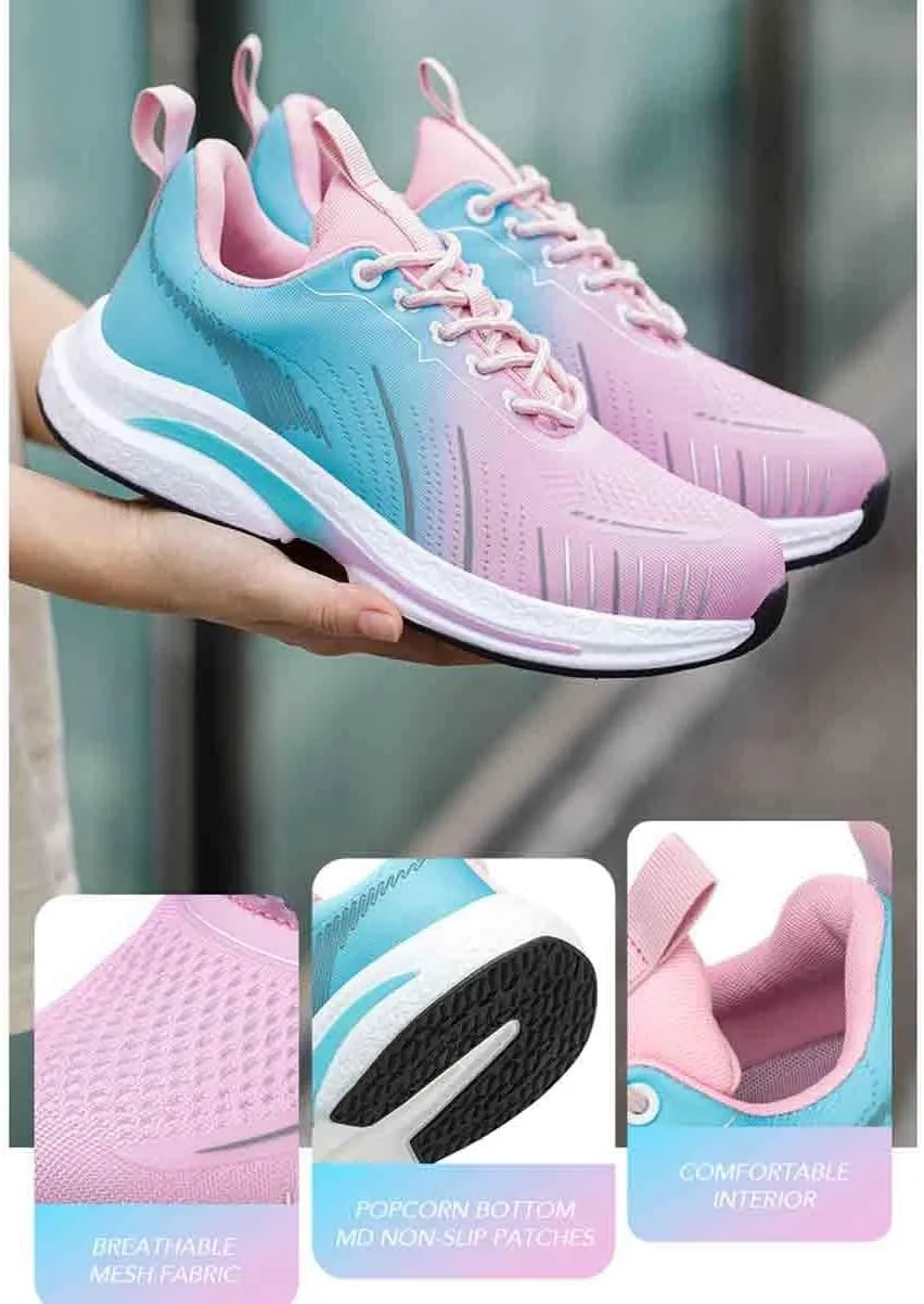 Women's Work Safety Shoes, Breathable Lightweight Steel Toes Protection Shoes, Anti-Smash and Anti-Puncture Labour Insurance Shoes, Non-Slip Wear-Resistant Adventure Sneakers(8.5)