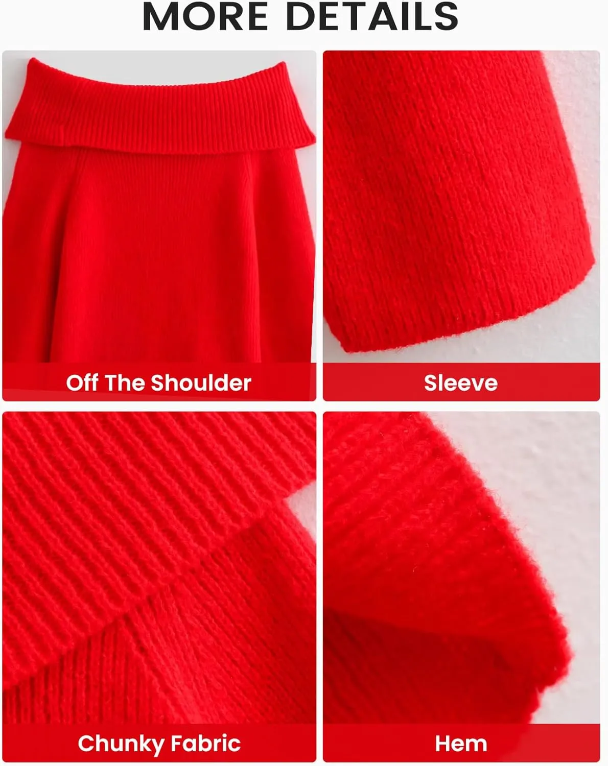 Wyeysyt Womens Off The Shoulder Sweaters Knit Oversized Pullover Sweaters Chunky Long Sleeve Pullover Tops