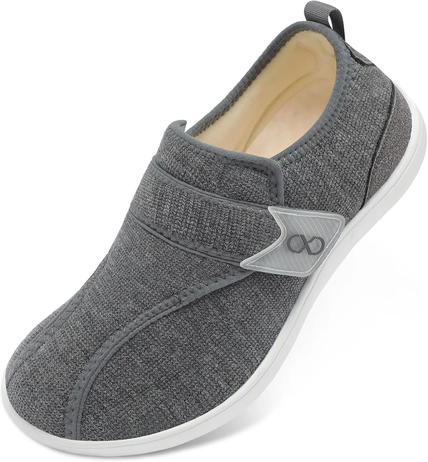XIHALOOK Womens Slippers Wide Diabetic Shoes with Adjustable Strap for Diabetic Swollen Feet Outdoor Indoor Walking Shoes