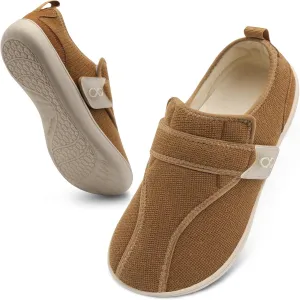 XIHALOOK Womens Slippers Wide Diabetic Shoes with Adjustable Strap for Diabetic Swollen Feet Outdoor Indoor Walking Shoes