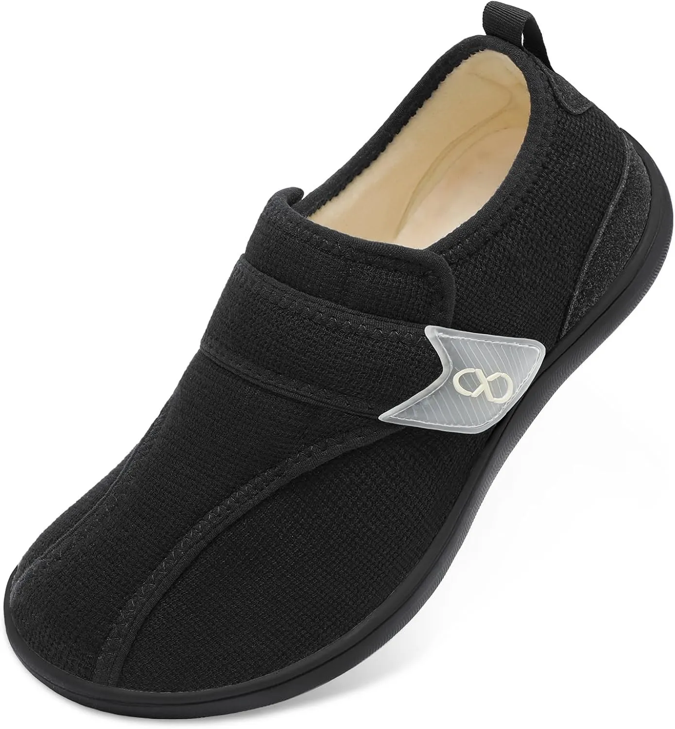 XIHALOOK Womens Slippers Wide Diabetic Shoes with Adjustable Strap for Diabetic Swollen Feet Outdoor Indoor Walking Shoes