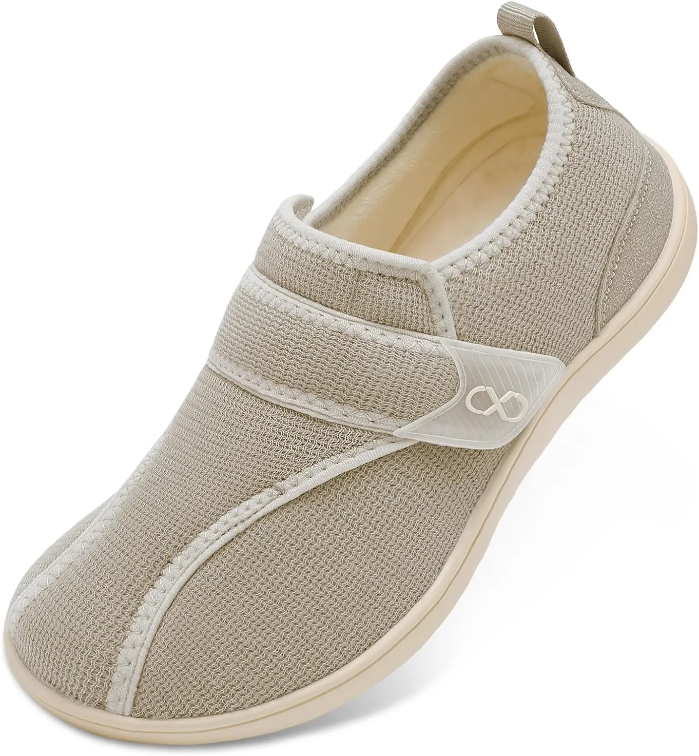 XIHALOOK Womens Slippers Wide Diabetic Shoes with Adjustable Strap for Diabetic Swollen Feet Outdoor Indoor Walking Shoes